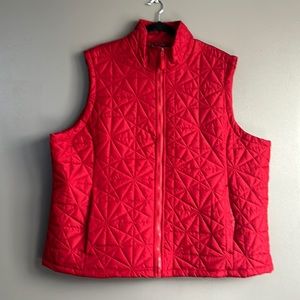 Jane Ashley Full Zip Quilted Puffer Vest